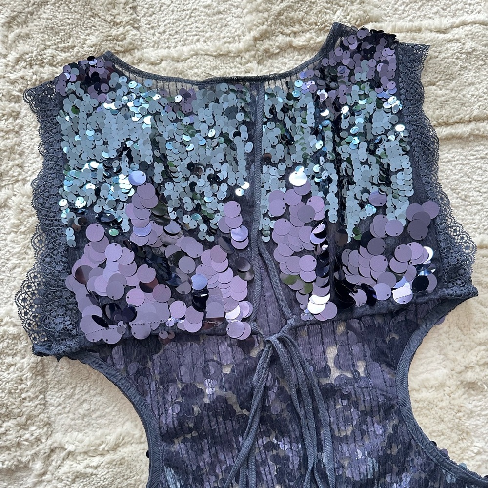 Free People Main Character Bodysuit in Night - Picture 9 of 10